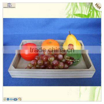 Unique Design Large Antique Color Engraved Paulownia Wooden Tray photo-4
