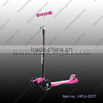 120mm PU flashing wheels scooter with CE