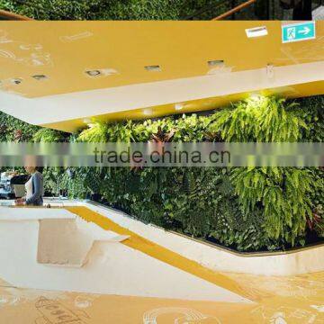 SJ1801299 Artificial Green Vertical Plastic Plant Wall photo-4