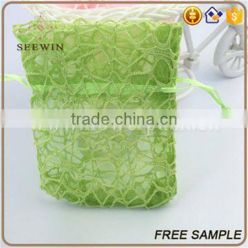 Fancy Sheer Polyester Mesh Bag for Cut Flowers photo-3