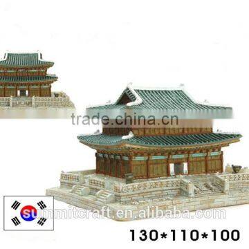 The Gyongbokkung of Korea resin famous building south korean souvenir