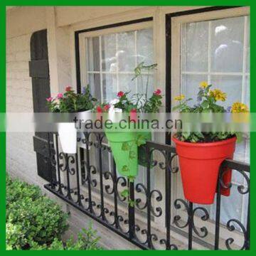 FO-9868 Balcony Rail Plastic Flower Planters