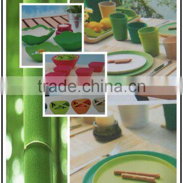 Best Sale Cheap Eco-friendly Bamboo Fiber Dinner Set photo-5