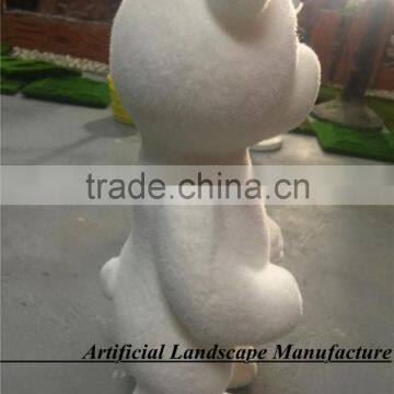 Artificial White Bear Grass Moss Animal,topiary Moss,artificial Moss for Decoration photo-2