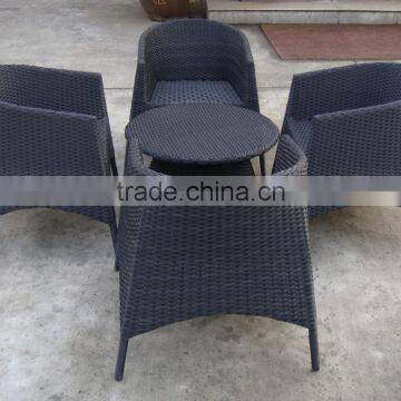 Exquisite 5Pcs Rattan Cafe Tables And Chairs With Quality Assured