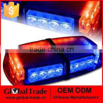 12V 7 Modes 24 Red Blue White Amber Mix LED Flashing Light 151487