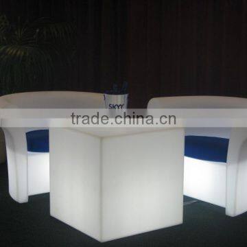 Shenzhen 40cm Sturdy Stylish Illuminated LED Cube Seat photo-2