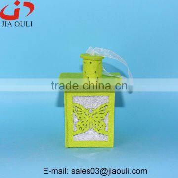 New Design Easter Decorations With LED Light Non-woven House and Chimney Shape Hanging Decorations photo-3