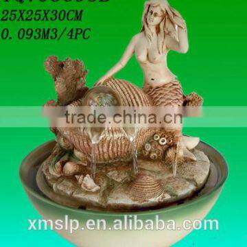 polyresin nude fountains