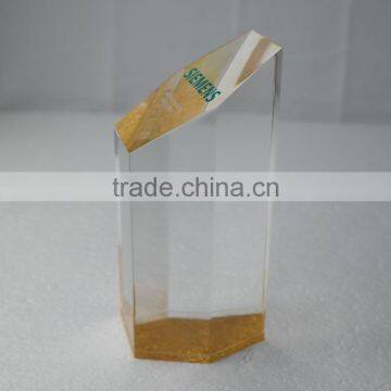 Custom Cylinder Bevel POP Acrylic Paperweigt photo-4