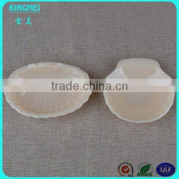 Creative cheap Shell-shaped Plastic White Soap Dish & soap dish container