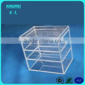Oem Design Green Acrylic Storage Box With 4 Drawers,jewelry Acrylic Boxes photo-3