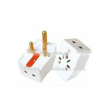 Univeral ac Power 3-round-pin Electrical Multi Plug Adaptor 5399 photo-2