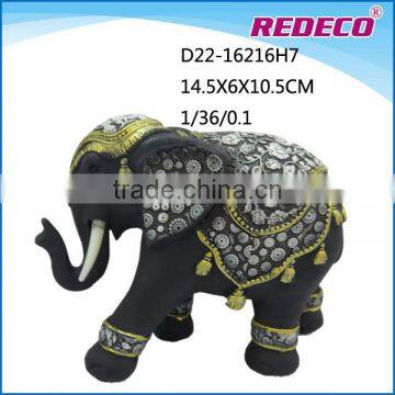 Polyresin decorative mini elephant statues