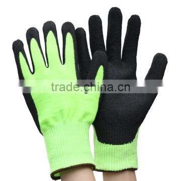 NMSAFETY oil field nitrile dipped cut resistant hand gloves