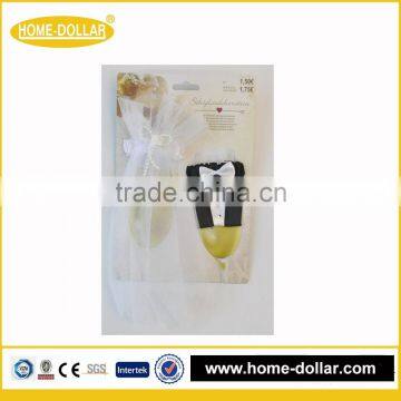 2016 popularity glass decoration glass wear champagne glass for wedding decoration