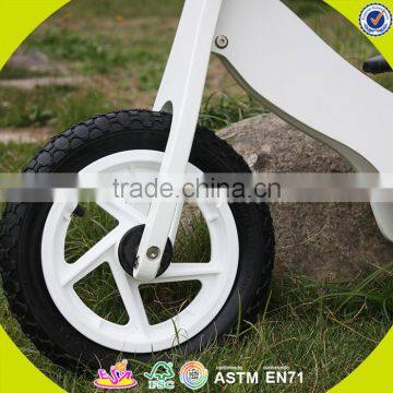 2017 New Design Wooden White Balance Bike Children Wooden White Balance Bike Baby Wooden White Balance Bike W16C154 photo-5