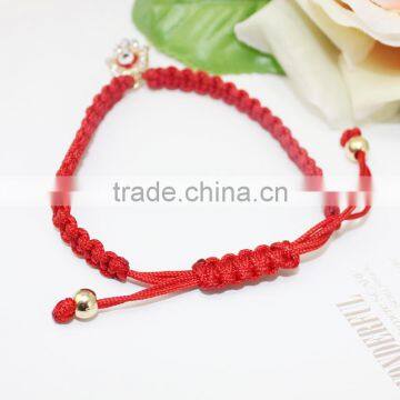 Rhinestone Evil Eye Charm Macrame Bracelet Personalized Frendship Bracelet for Promotion Gifts photo-6
