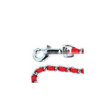 Nylon Wrist Loop Dog Chain With Handle , Wholesale Strong Durable Fashion Dog Leash Choke Chains With Braided photo-3