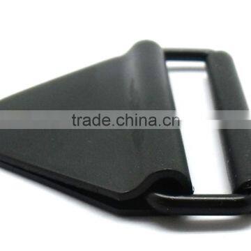 2" Plastic Chafe With Rectangle Loop and Roller, Rectangle W/Roller Chafe in Black, Plastic Chafe With Metal Loop In Black photo-5