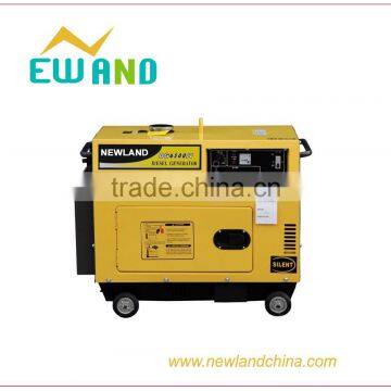 5KW silent portable dc generator soundproof engine machine 186f diesel generator