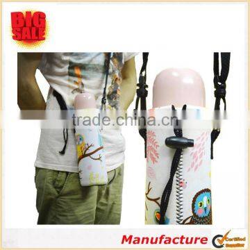 Insulated Soft Sleeve Holder Case Protable Strap Water Bottle Cooler Bag photo-6