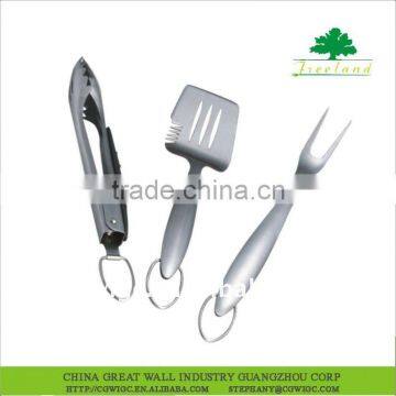 3 pcsTPR handle bbq tools