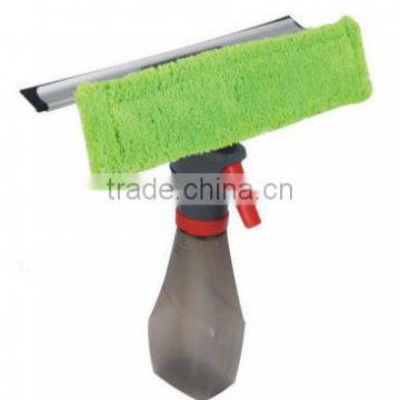 Spray Window Cleaner With Double Sided Microfiber And Rubber Squeegee photo-3