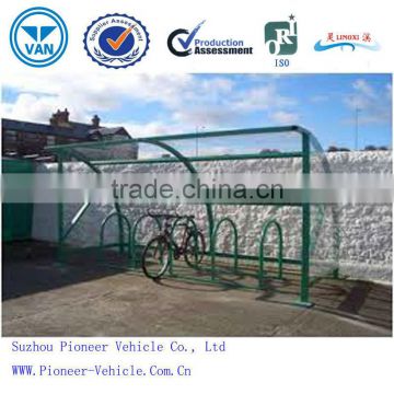 2014 best sold bicycle shed/bike shelter/ bicycle carport(ISO,TUV,SGS approved)