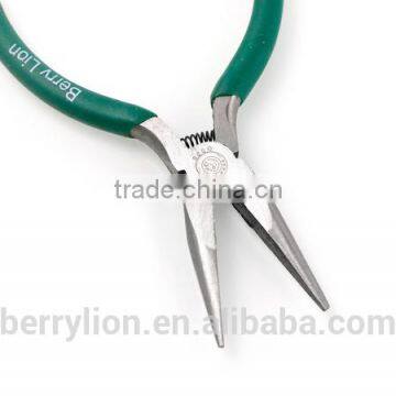Berrylion Mini 5" Long Nose Pliers Without Teeth Polished Mini Long Nose Plier photo-6