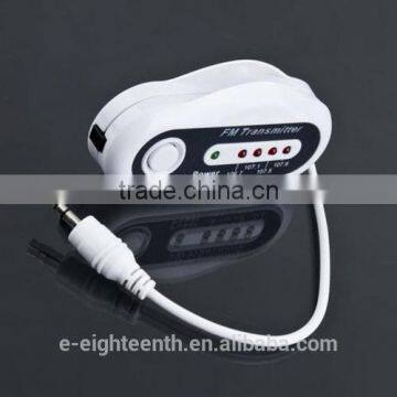 4 Channel Wireless Audio FM Transmitter Car Charger for IPod MP3 MP4 F5 photo-2