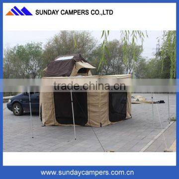 Gold supplier car roof tent for Waterproof Canvas Camping side Awning