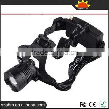 XP-E 2 Bulbs White and Yellow Light LED 4 Mode Zoom Adjustable Headlamp