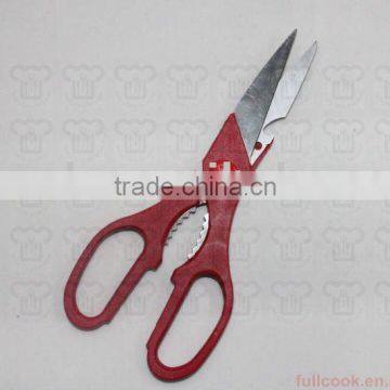 Multifunctional kitchen scissor w/colorful handle