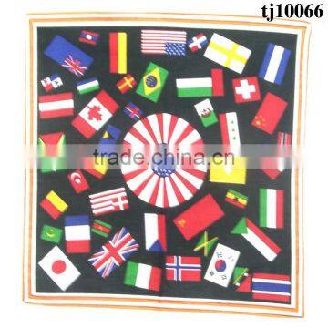 Flower Insect Natural Pattern Kerchief Available in Various Designs photo-6
