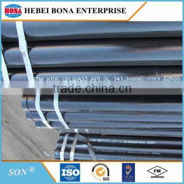 Black Painted Weld and Seamless Carbon Steel Pipe