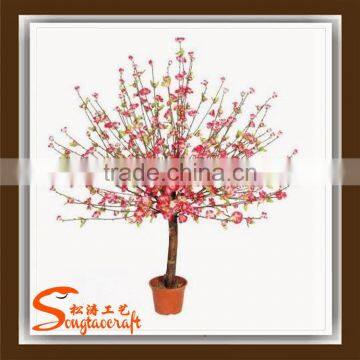 Manufacturer China Artificial Cherry Tree Dacorative Indoor Artificial Tree Mini Artificial Cherry Blossom Tree photo-2