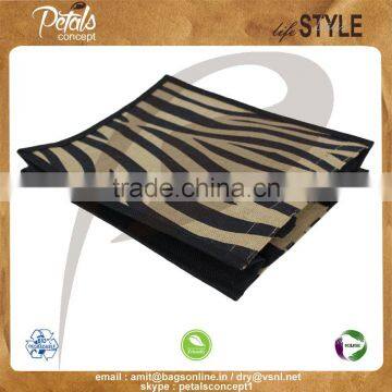 PP Laminated Jute Three Bottle Wine Bag With Padded Rope Handle photo-6