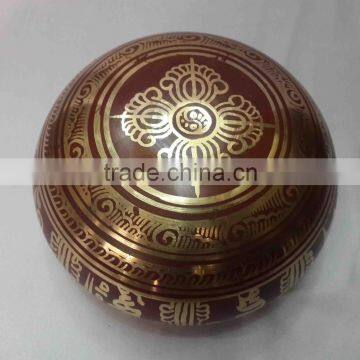 Best Selling Symbolic Colored Meditation Singing Bowl photo-3