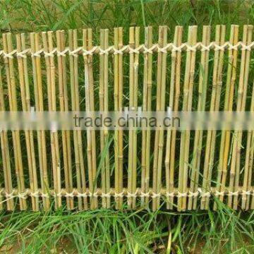 Small artifical garden bamboo fence