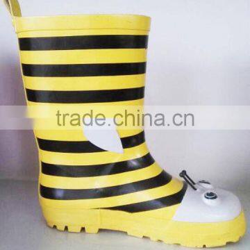 Kids Yellow Rubber Rain Boots