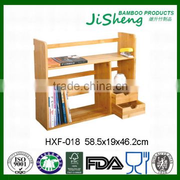 Home Furniture Desktop Small Book Organizer Bamboo Bookcase