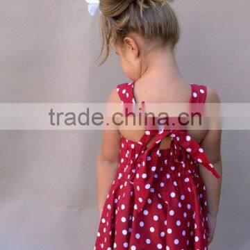 Baby Girl Frock Design Clothes Pictures Names Polka Dot Party Dresses HSD2473 photo-3