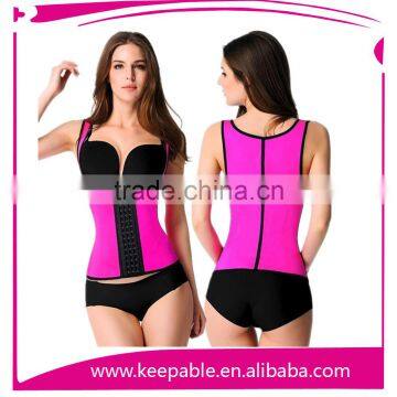 Women's Latex Waist Trainer Vest Firm Compression Underbust Shapewear