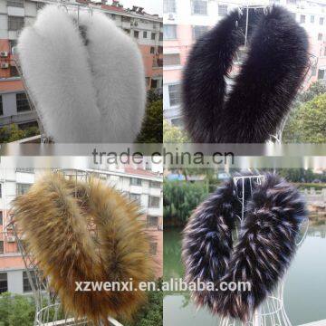 2015 winter warm wholesale faux fur scarf decorative collar for woman