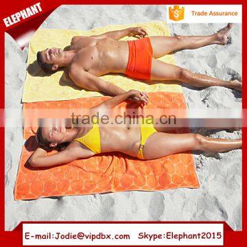 Custom Printed Highly Absorbent Microfiber Travel Beach Towel