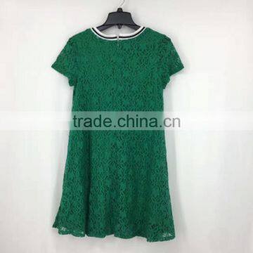 Yiwu Leftover Stock Latest Design Ladies Lace Dress photo-6