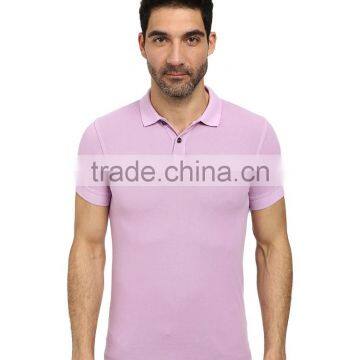 2015 latest custom short sleeve mens slim muscle fit mens brand polo shirt