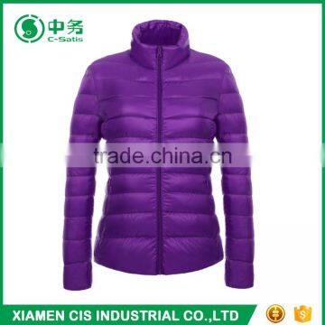 2017 New Product Comfy Windproof Women Winter Ultra Light Down Jacket photo-2