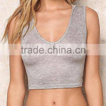 MGOO 2017 Custom Designs Grey Jersey Sport Sets Crop Hoodies Top And Shorts 100% Cotton Lounge Basic photo-3
